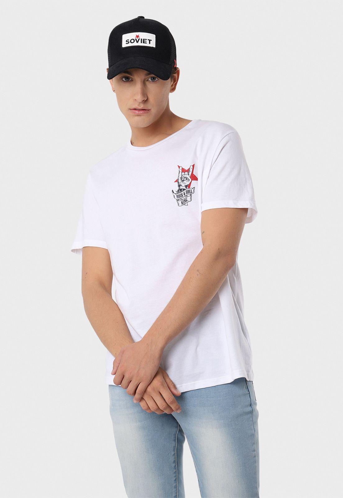 Polera Manga Corta Hombre Soviet SPO550WBL-3