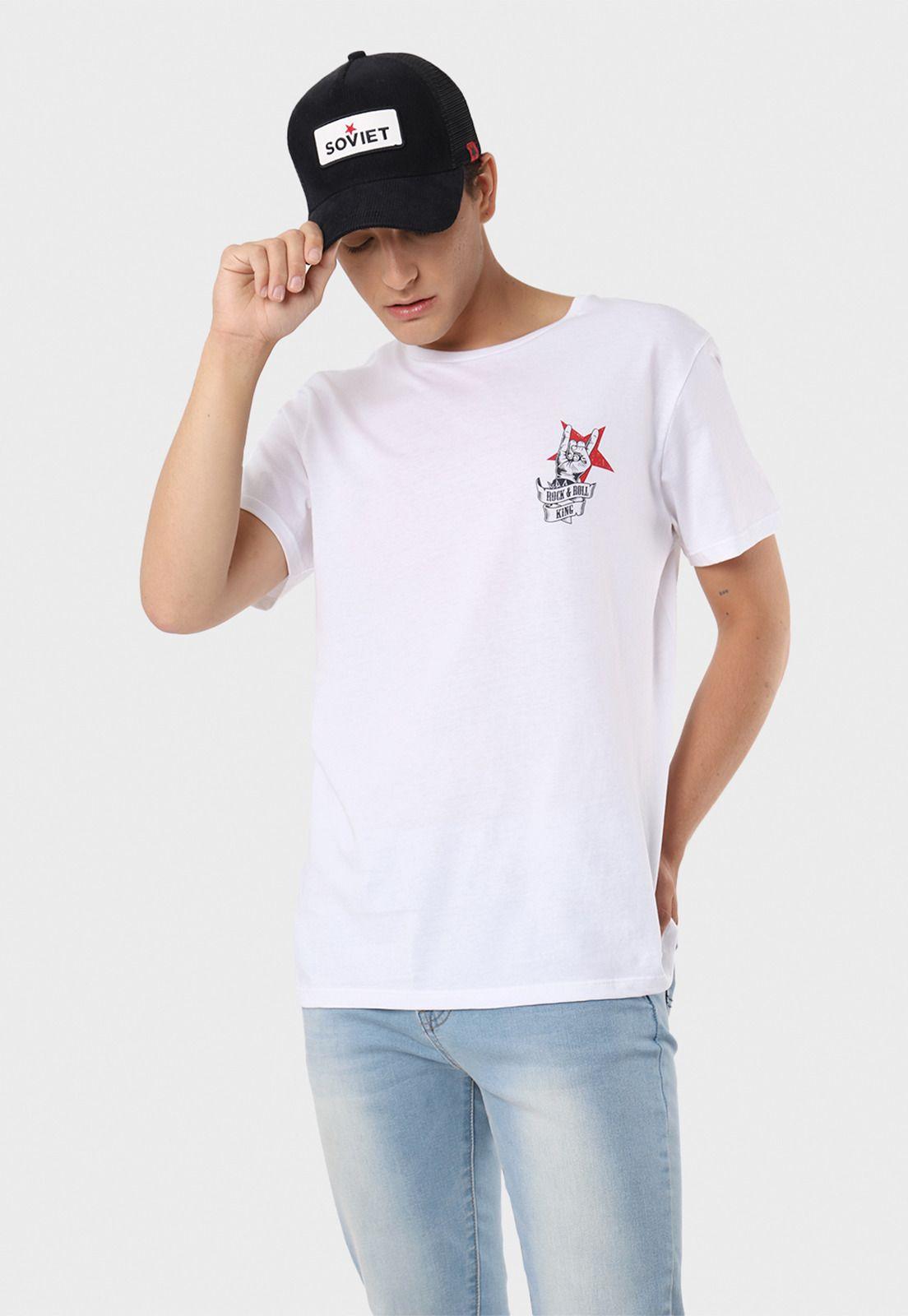 Polera Manga Corta Hombre Soviet SPO550WBL-4