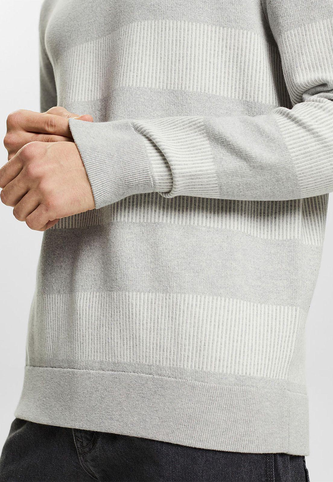 Sweater A Rayas De Punto Acanalado Hombre Esprit 014EE2I304-3