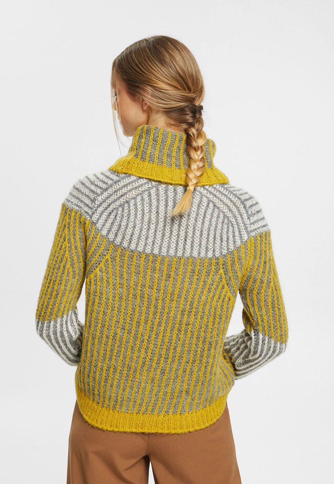 Sweater Holgado De Cuello Alto Mujer Esprit-1