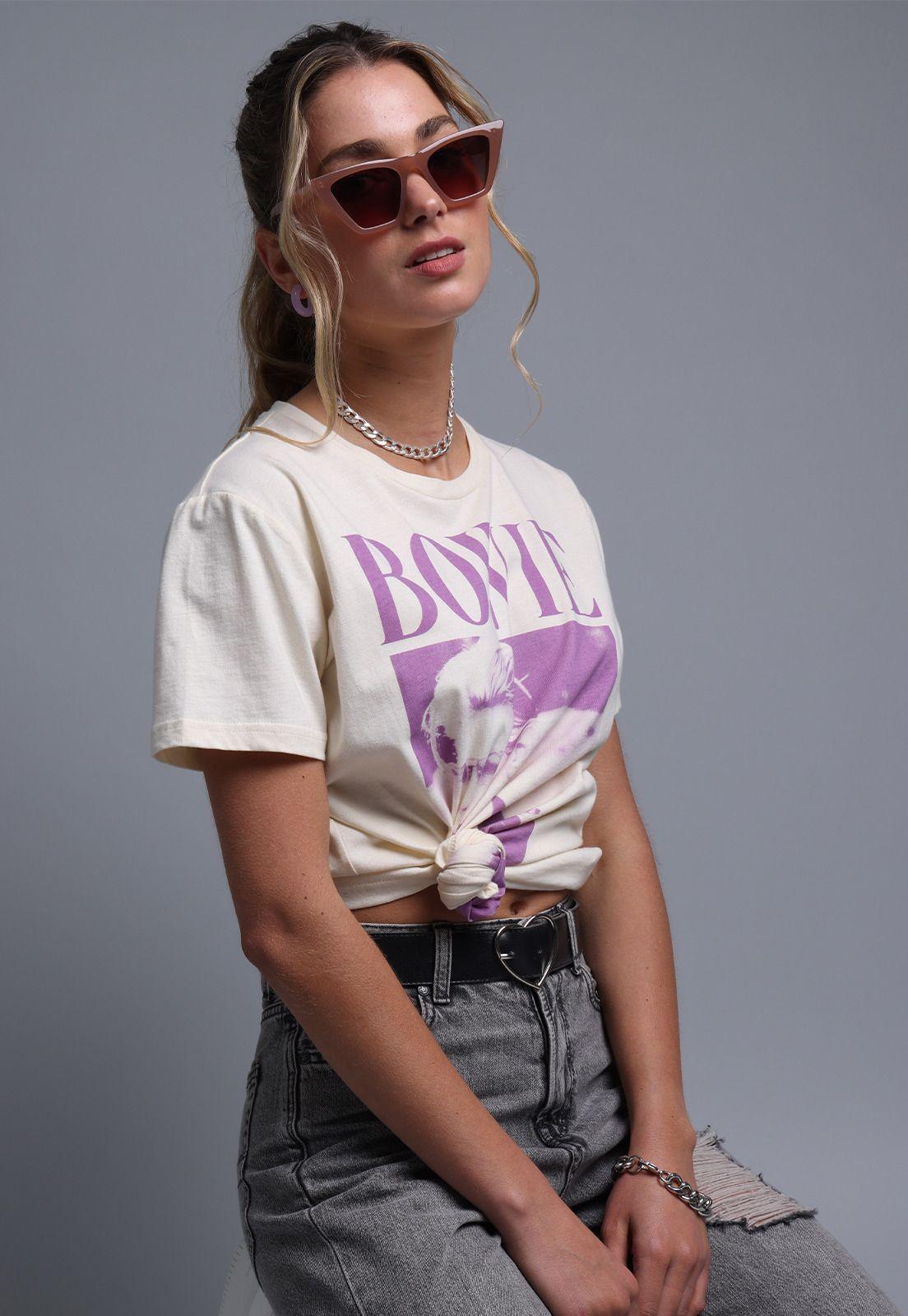 Polera Rock Cig Bowie Mujer Soviet SPOM570EC-1