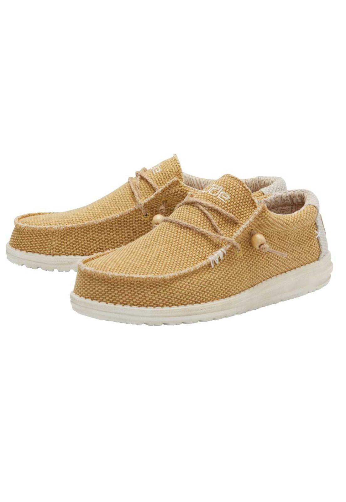 Zapato Wally Braided Ocra HeyDude-1