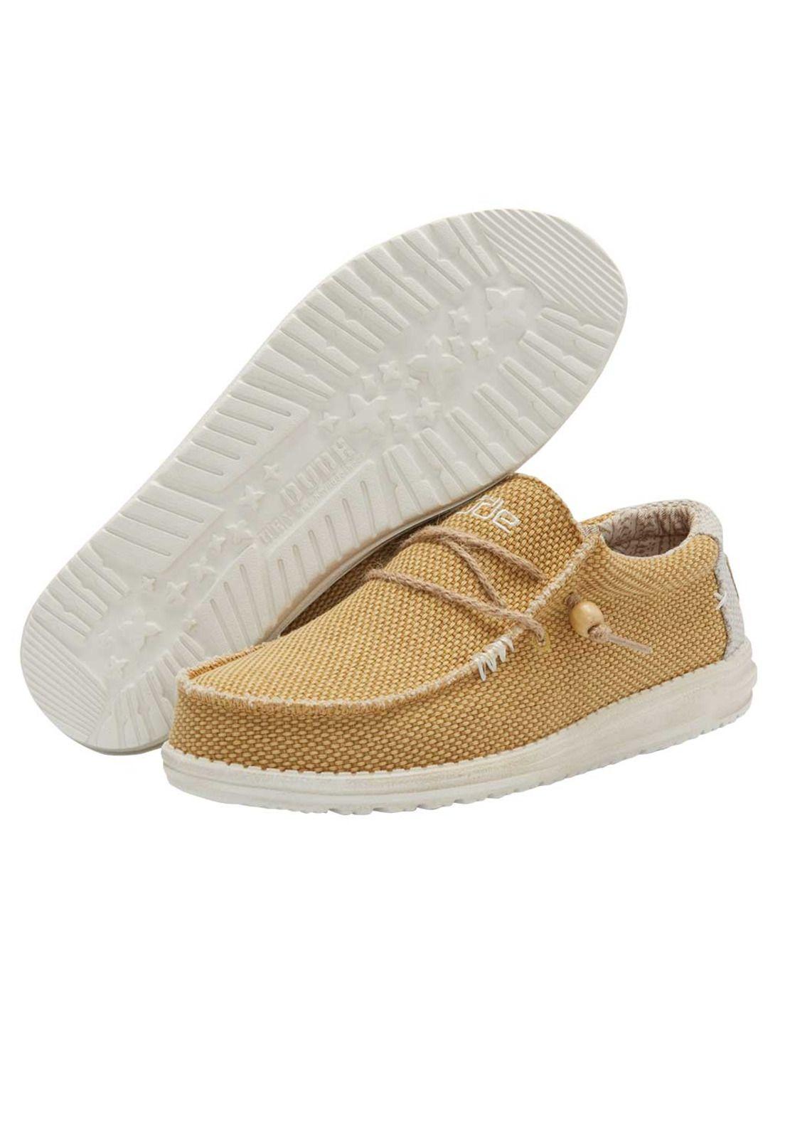 Zapato Wally Braided Ocra HeyDude-2