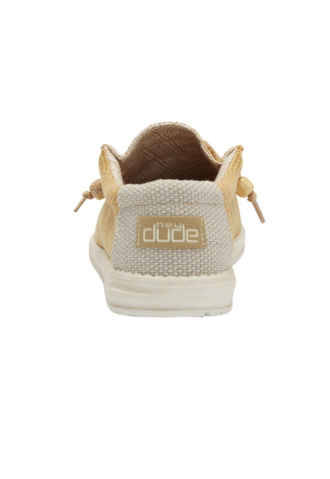 Zapato Wally Braided Ocra HeyDude-4