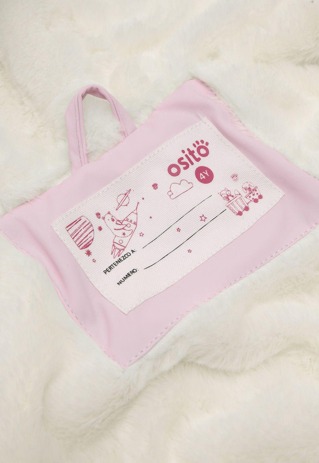 Impermeable Manga Larga Niña Osito OJKA681RD-4