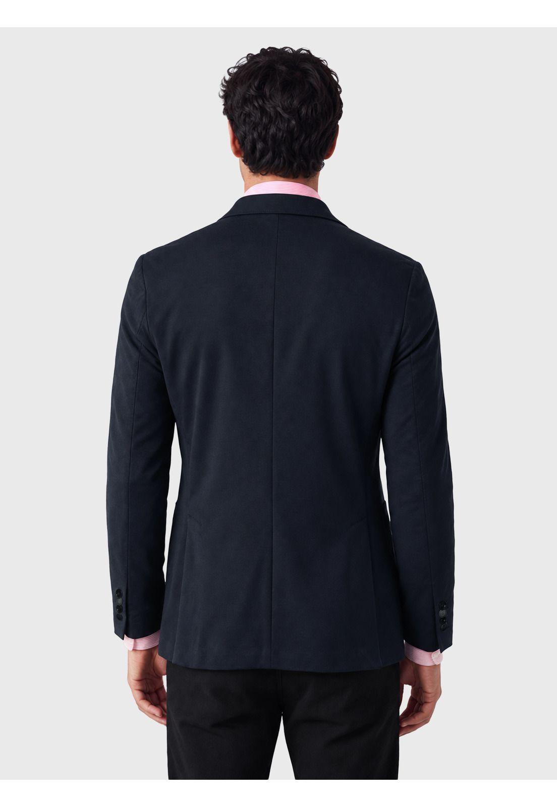 Blazer Liso Spandex Tailored Fit Azul Arrow BZI3423AZ-1