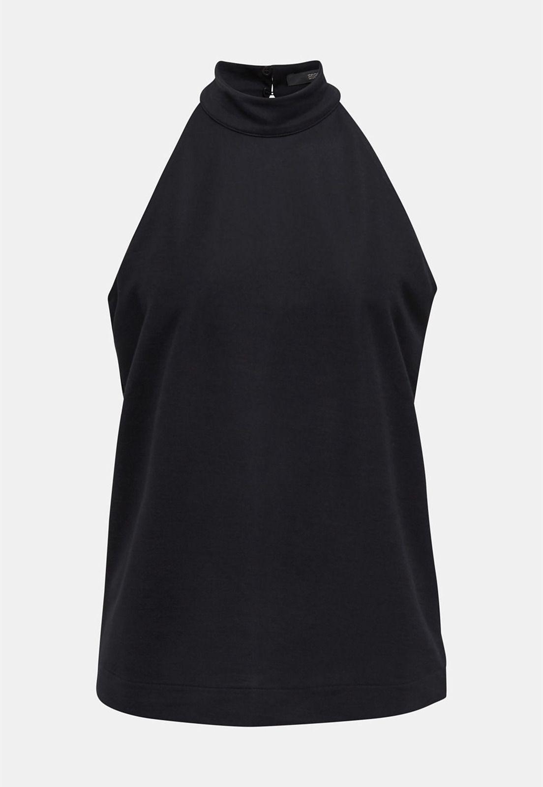 Polera jersey cuello alto-3