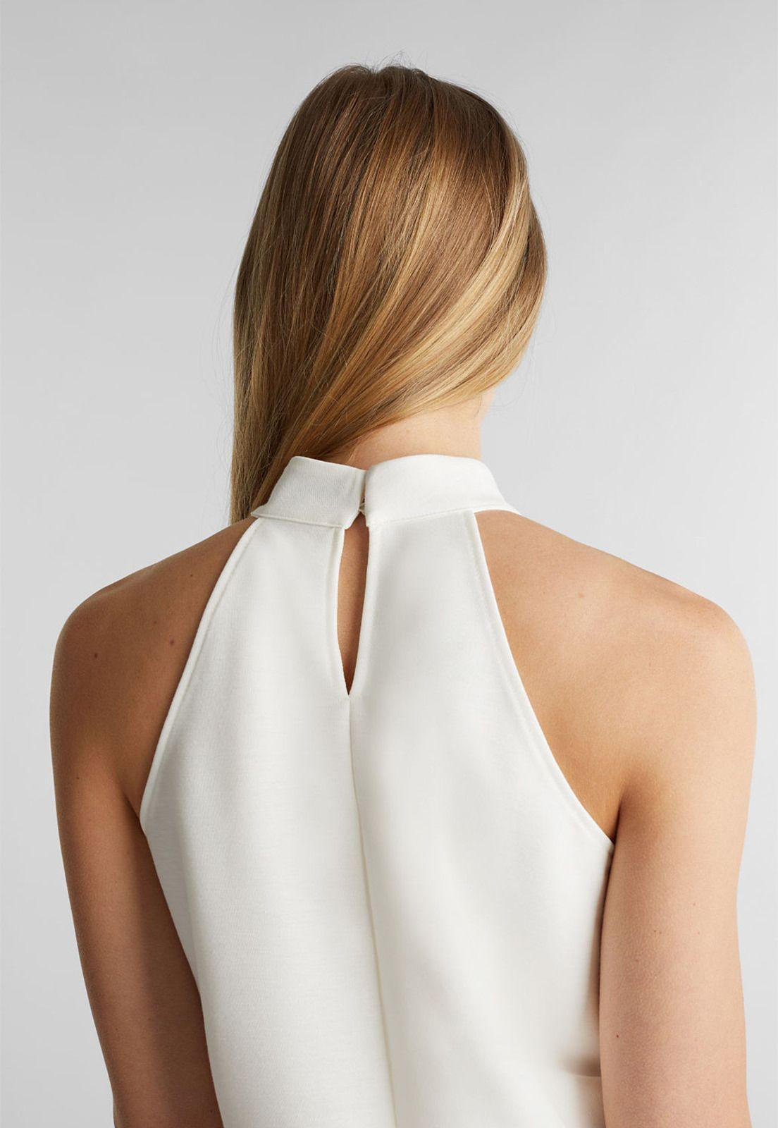 Polera jersey cuello alto-6