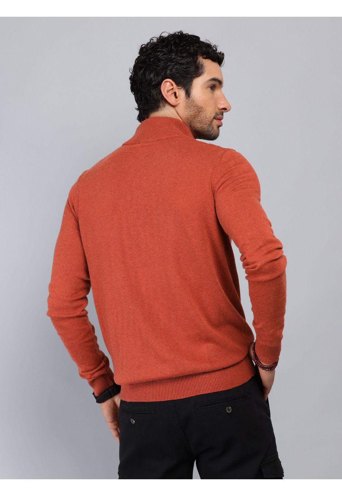 Sweater Cuello Alto Regular Fit Ladrillo Piero Butti PBCII54LA-1