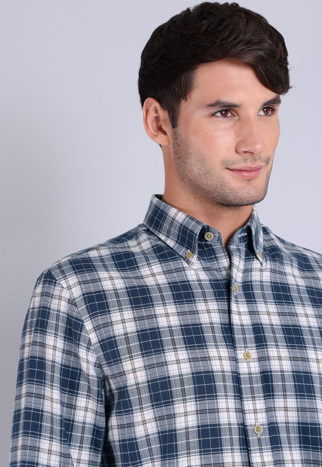 Camisa Escocesa Guy Laroche GLAIF12NB-2