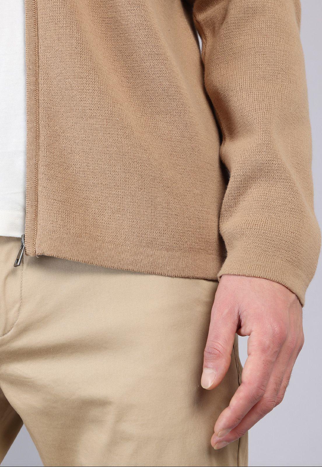 Sweater Liso Con Cierre Arrow-4