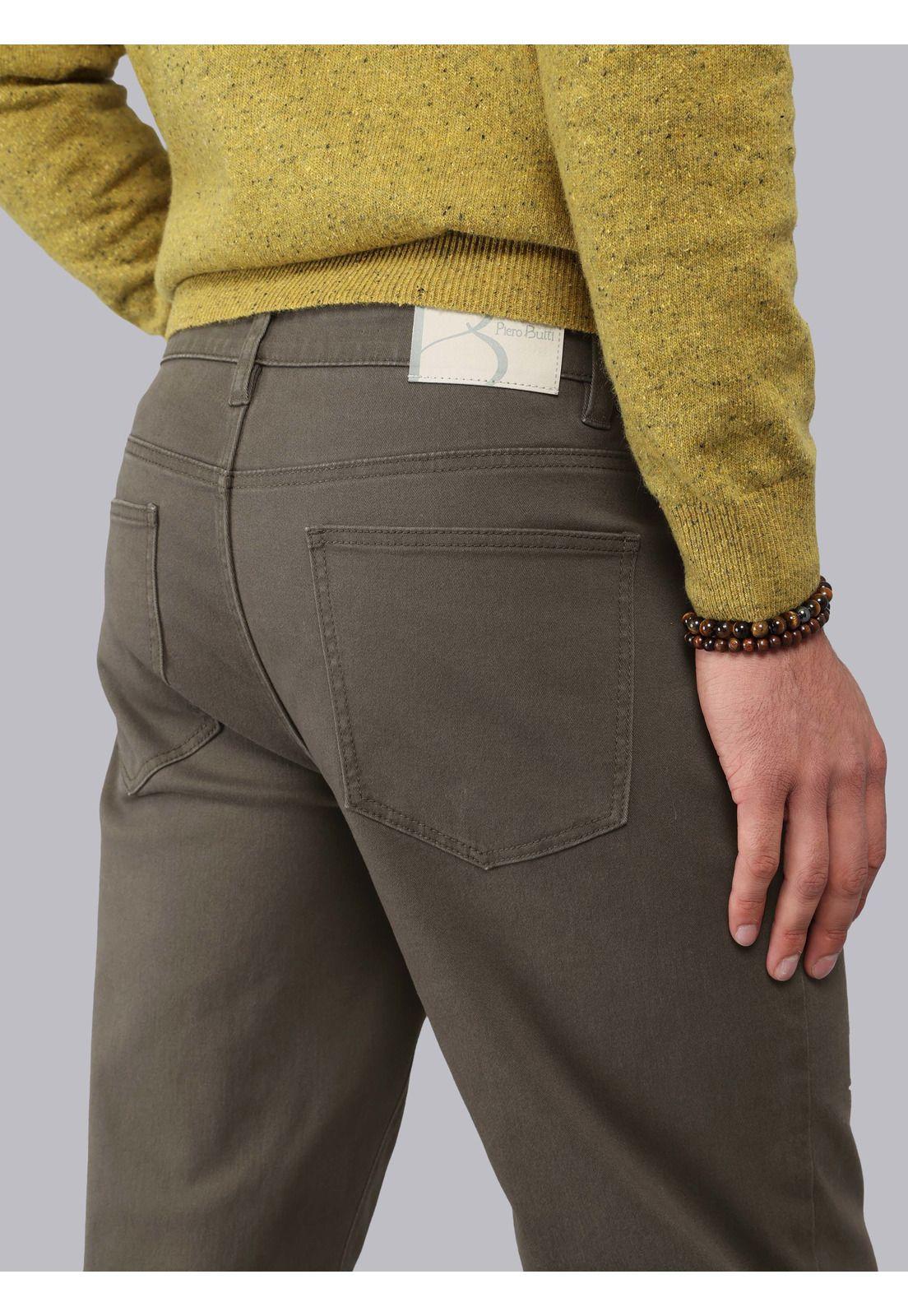 Pantalón 5 Pocket Regular Fit Oliva Piero Butti PBCIB12OL-4