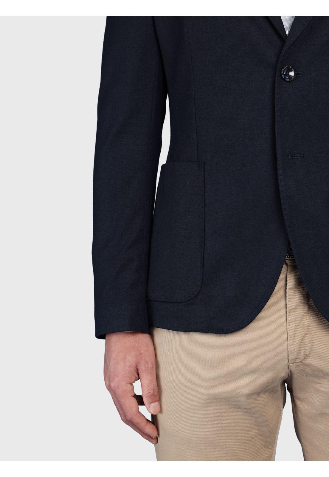 Blazer Liso Spandex Tailored Fit Azul Marino Arrow BZI3306PE-4