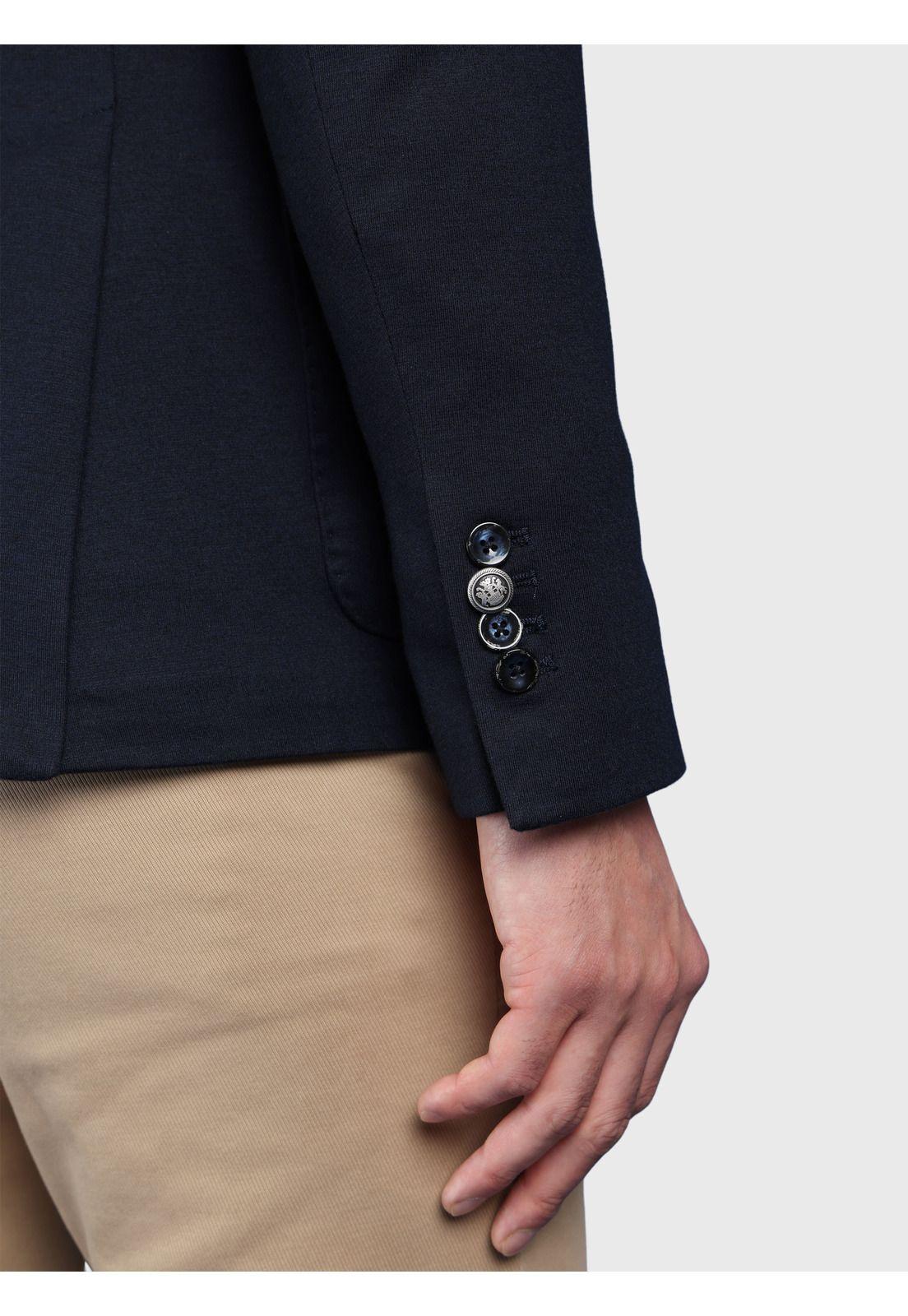 Blazer Liso Spandex Tailored Fit Azul Marino Arrow BZI3306PE-5