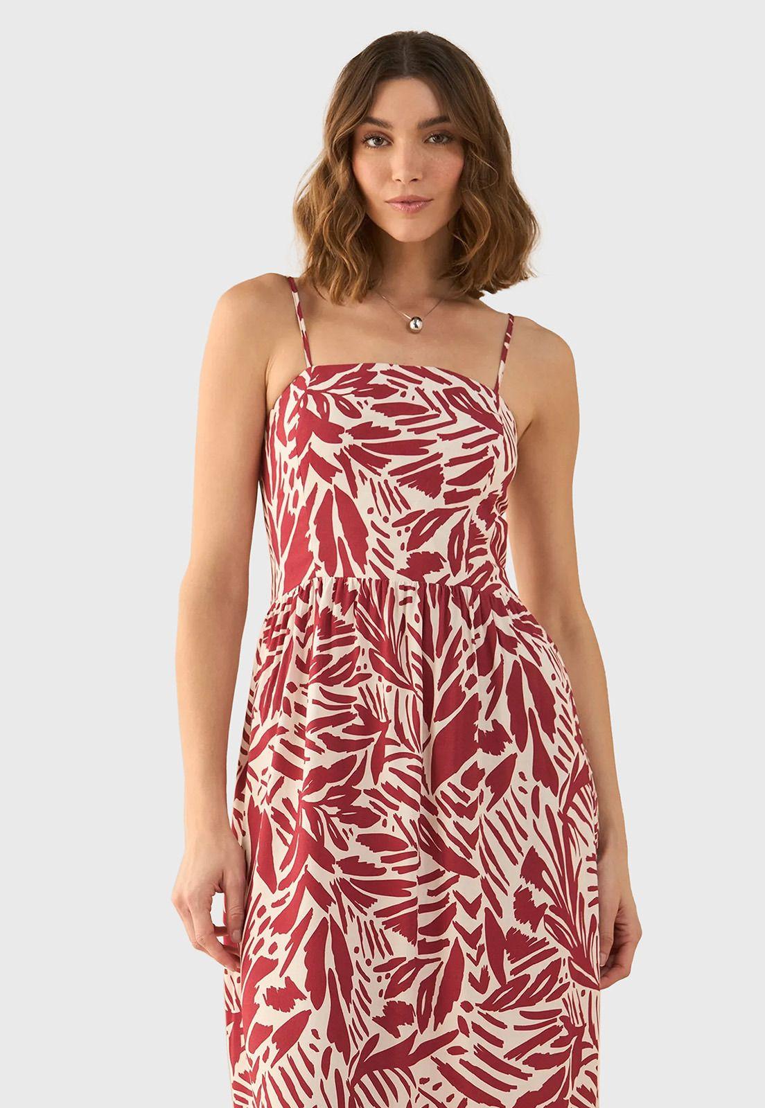 Maxi Vestido Estampado Mujer Esprit 691G010-2
