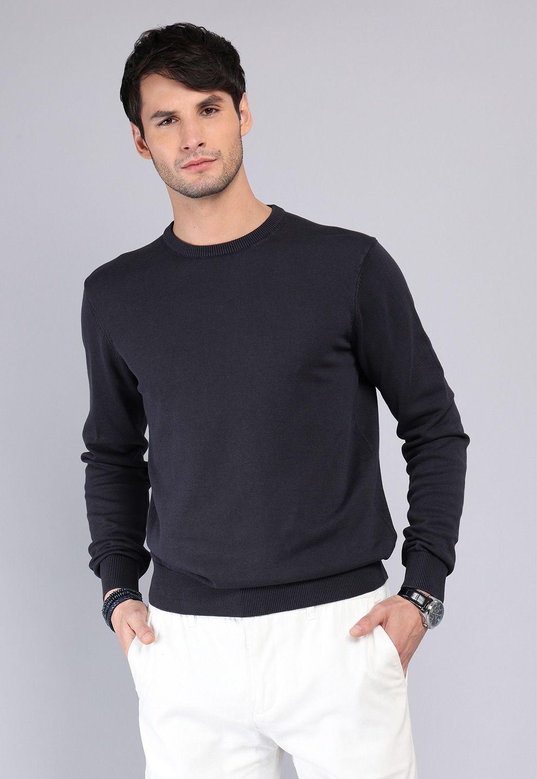 Sweater Stone Wash Cuello Redondo Arrow SW32033NB-0