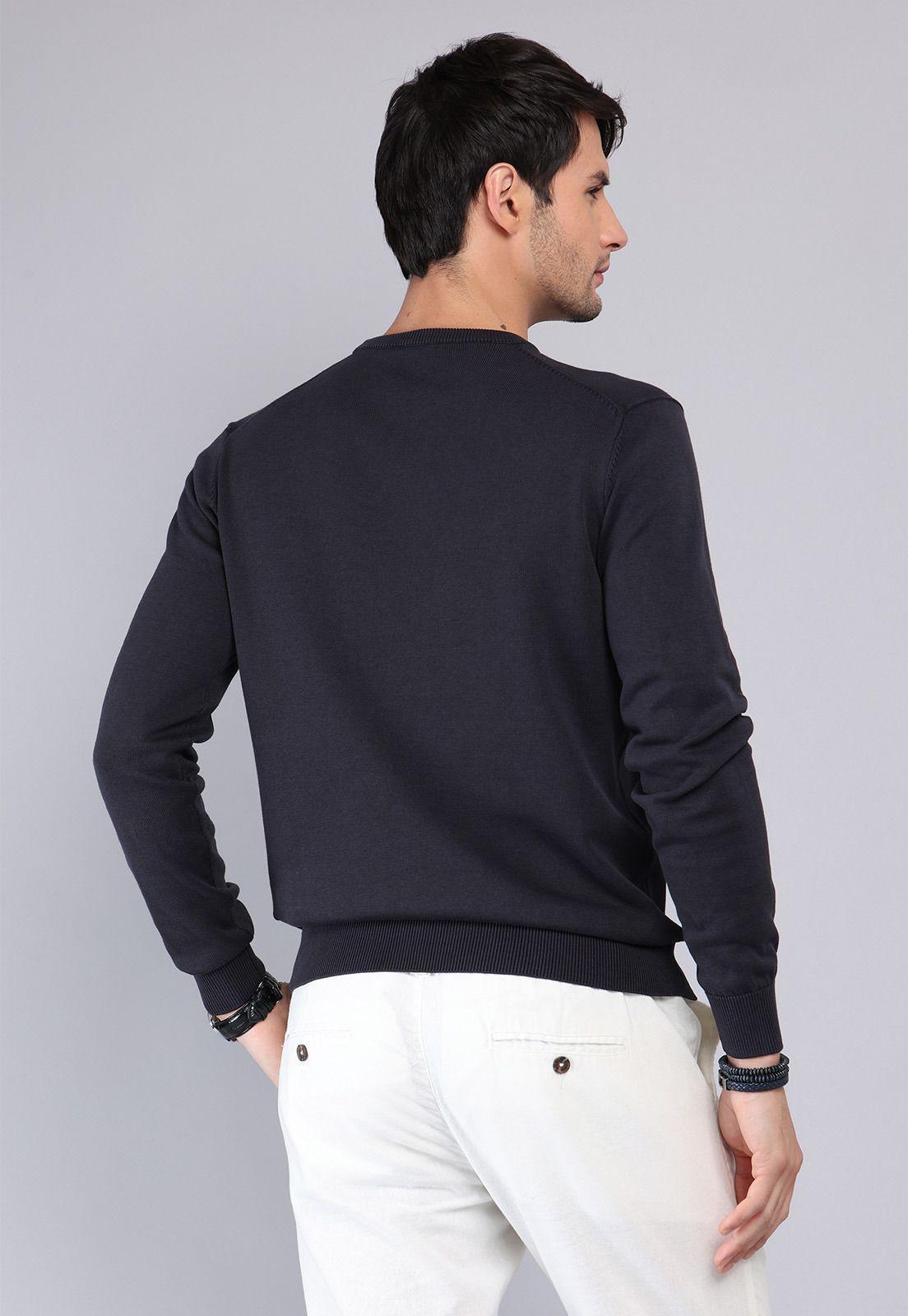 Sweater Stone Wash Cuello Redondo Arrow SW32033NB-1