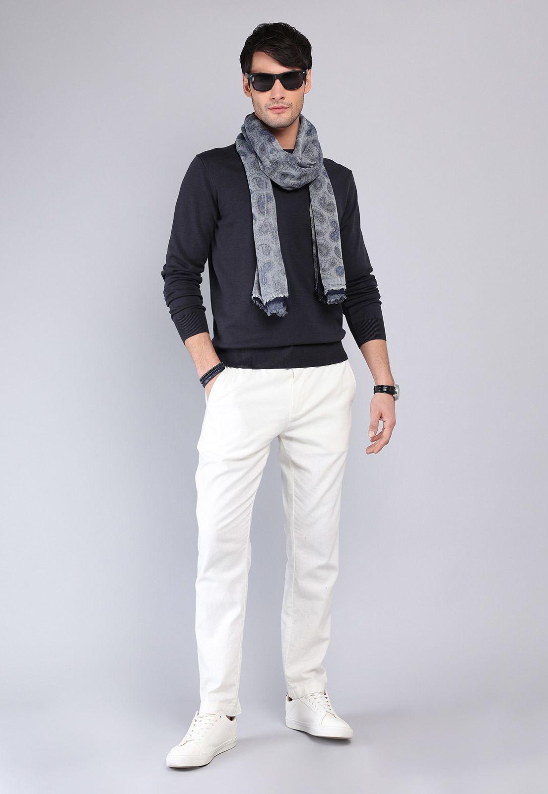 Sweater Stone Wash Cuello Redondo Arrow SW32033NB-3