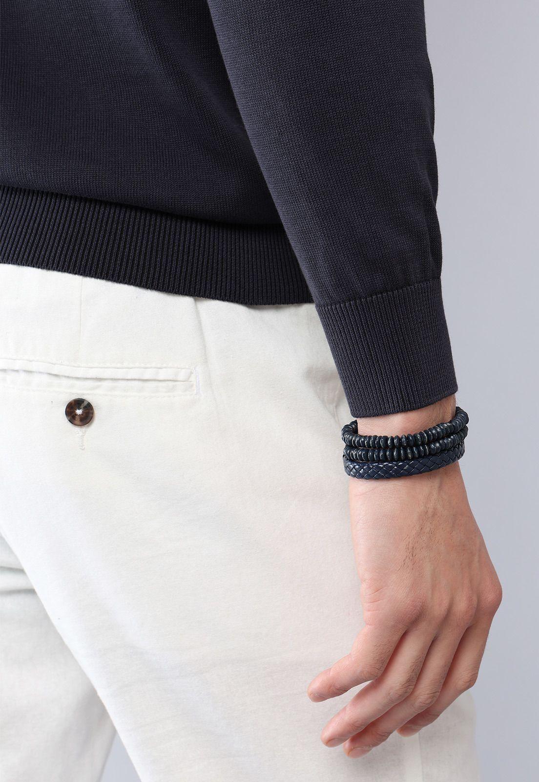 Sweater Stone Wash Cuello Redondo Arrow SW32033NB-4