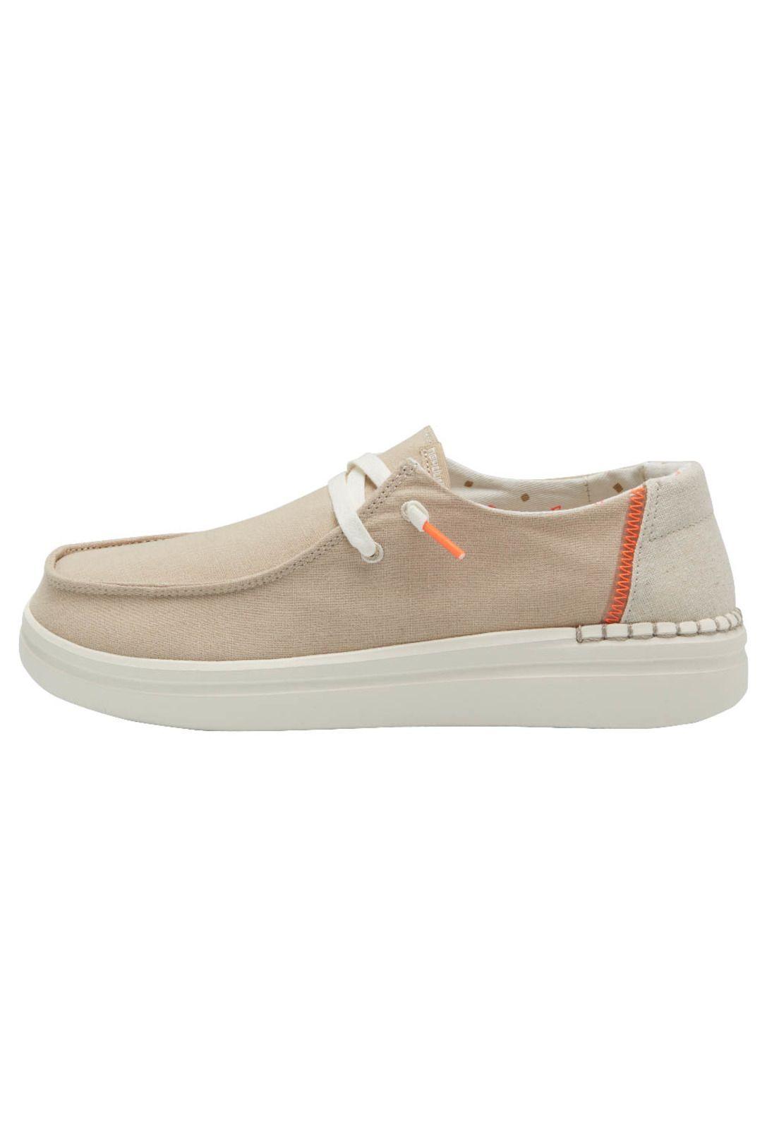 Zapato Wendy Rise Chambray Sandshell HeyDude-0