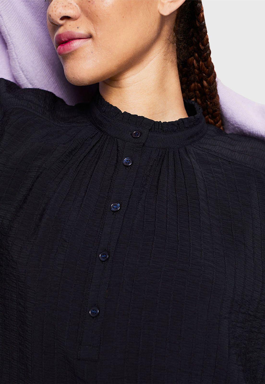Blusa De Manga Larga Texturizada Mujer Esprit 103EE1F323-2