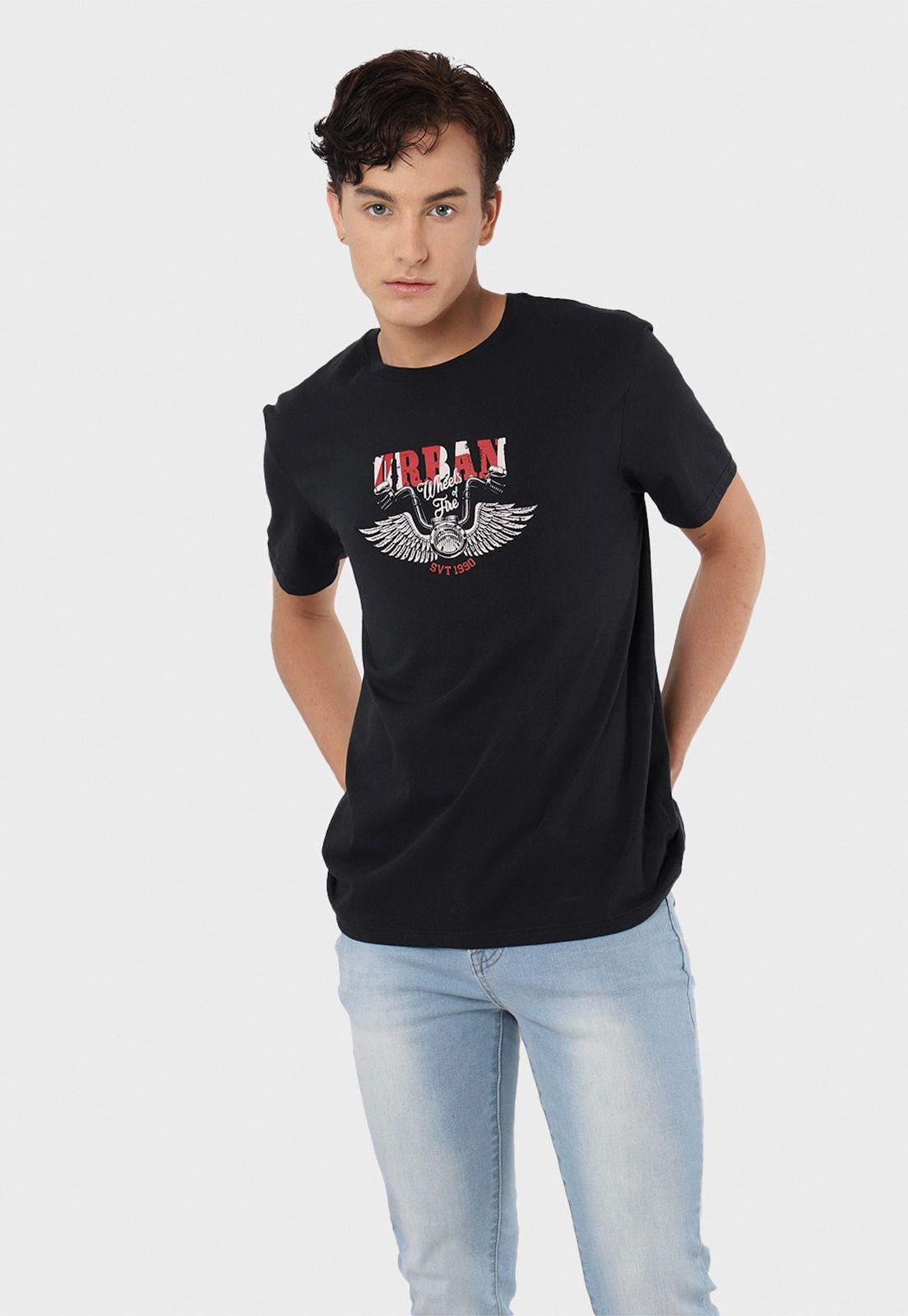 Polera Manga Corta Hombre Soviet SPO553WNE-0