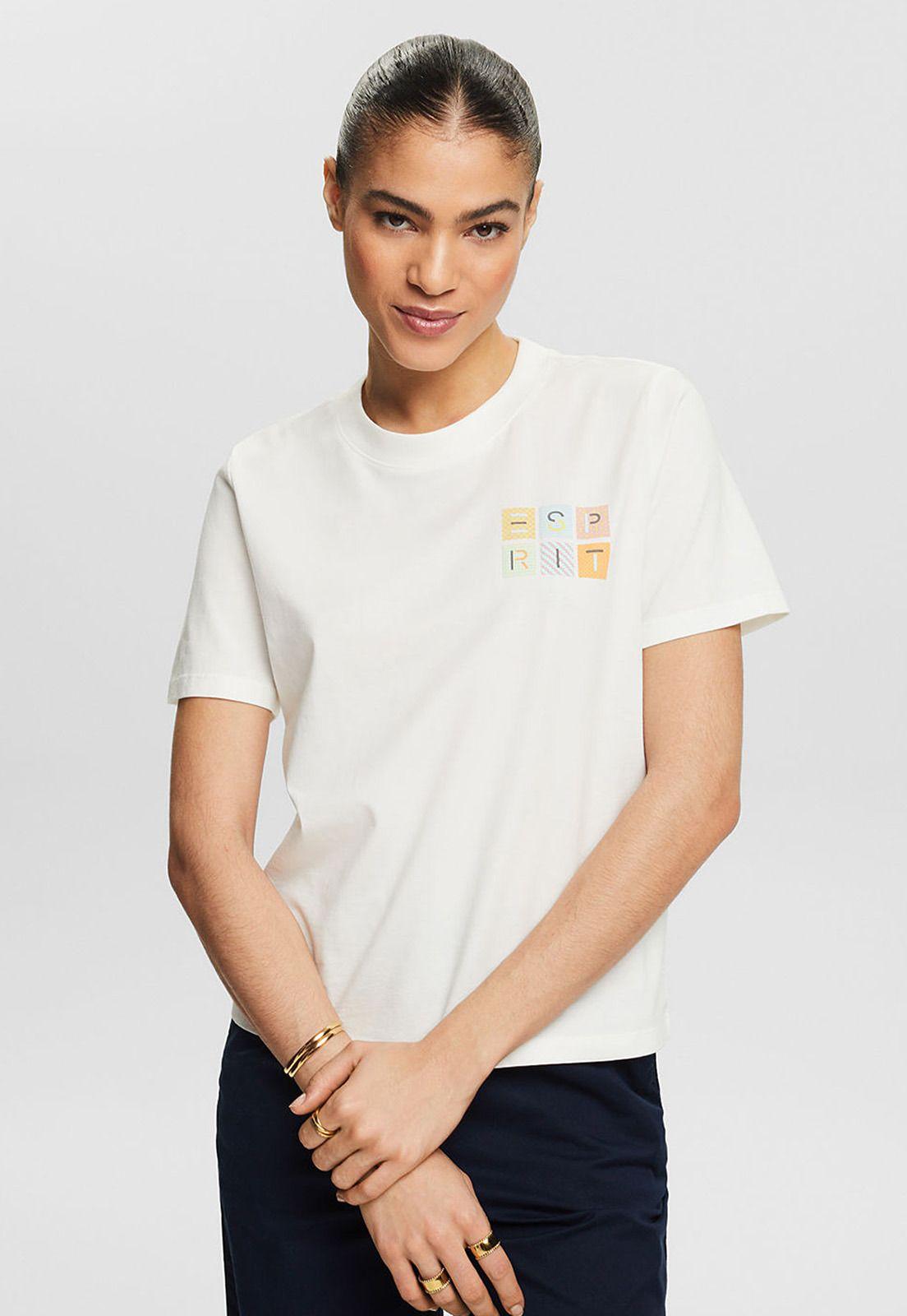 Polera De Manga Corta Mujer Esprit 024EE1K331-0