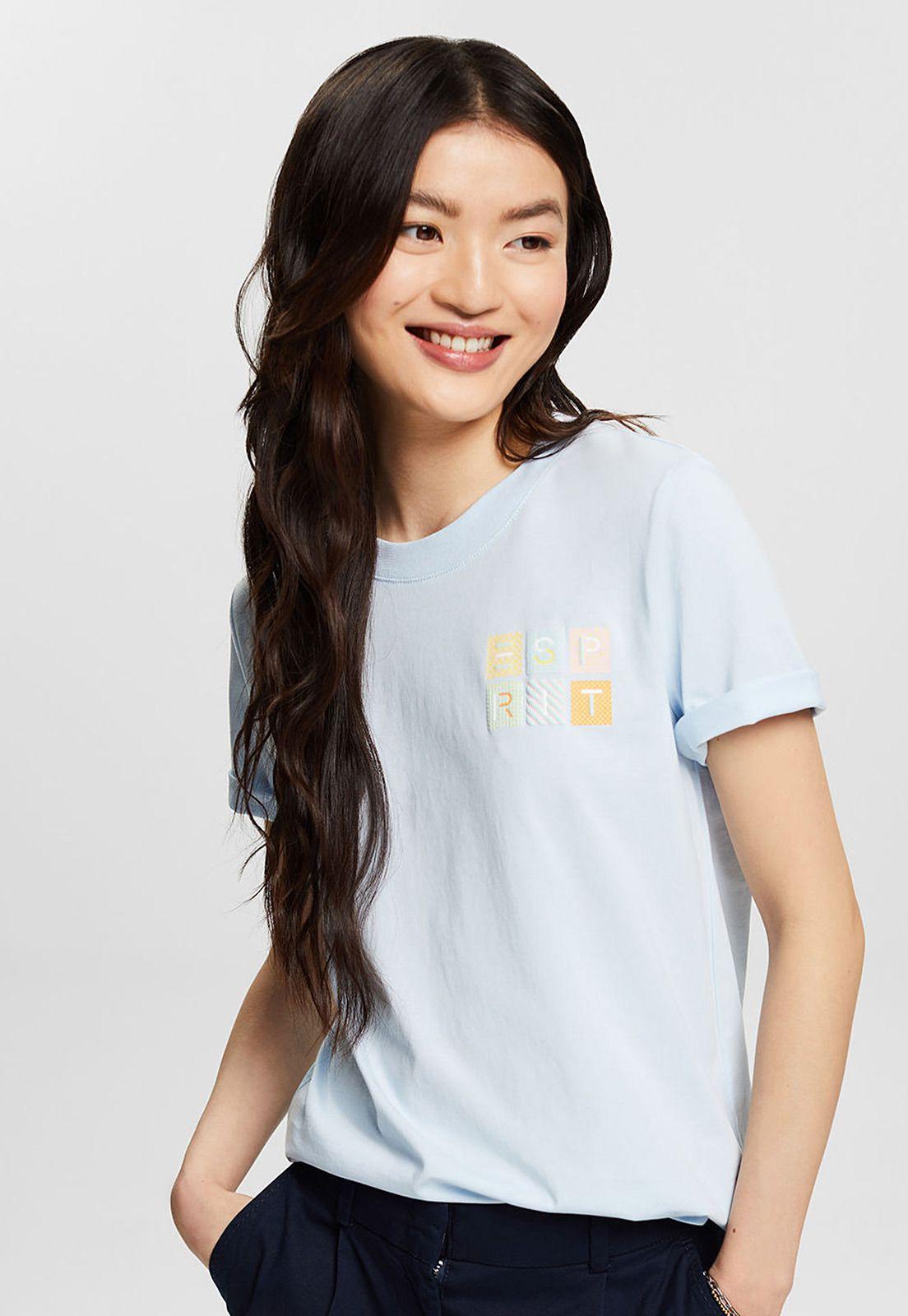 Polera De Manga Corta Mujer Esprit 024EE1K331-0