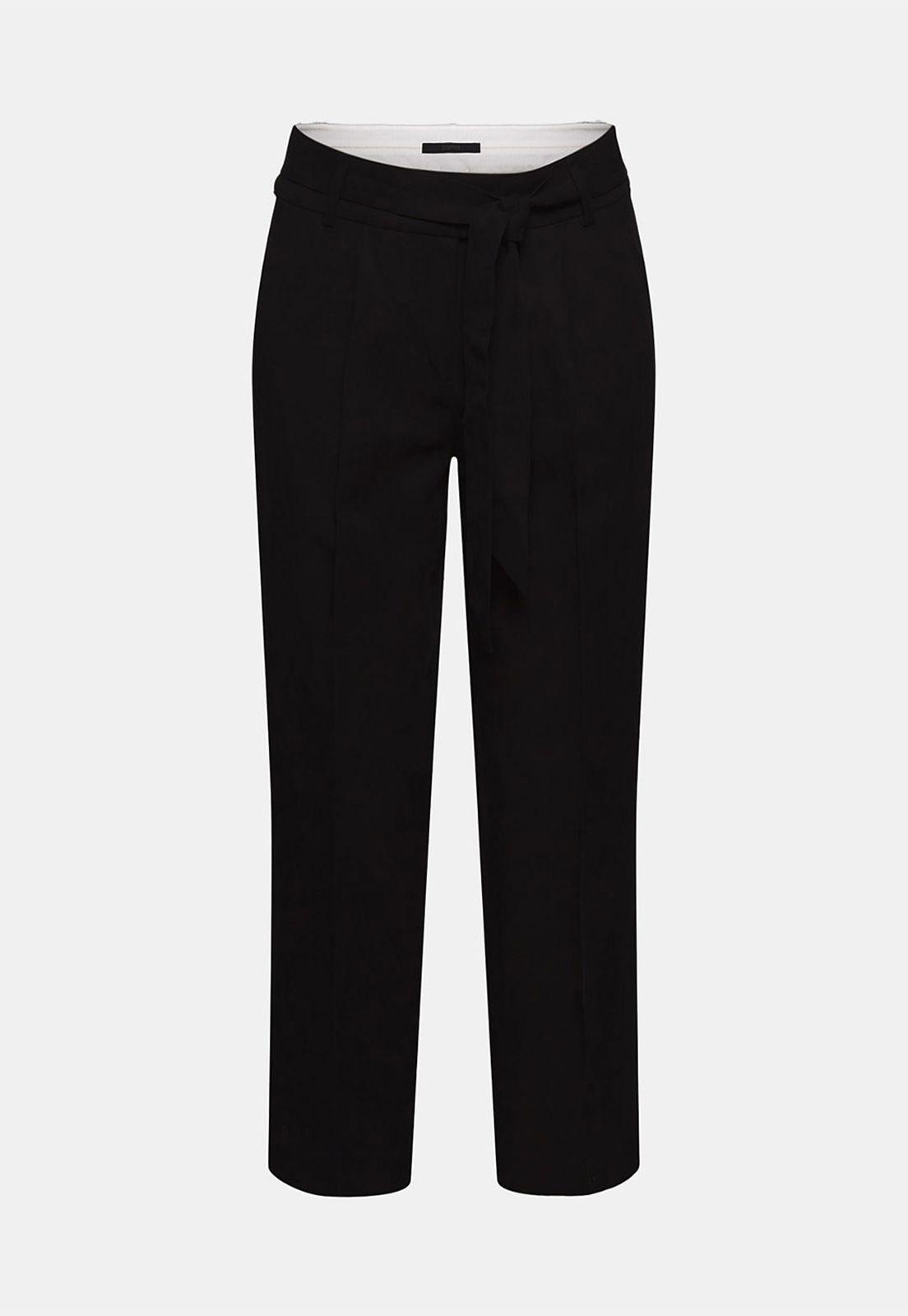 Pantalón Mujer Culotte Mujer Con Cinturón Esprit-3