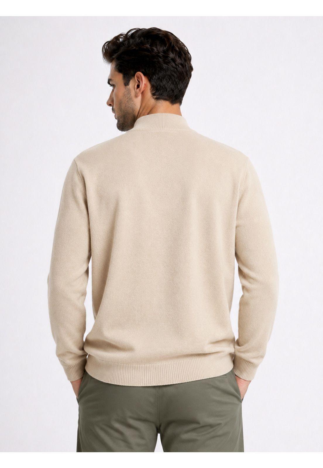 Sweater Cuello Alto Regular Fit Beige Piero Butti PBDVI22BE-2