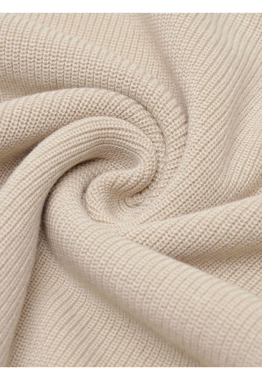 Sweater Cuello Alto Regular Fit Beige Piero Butti PBDVI22BE-6