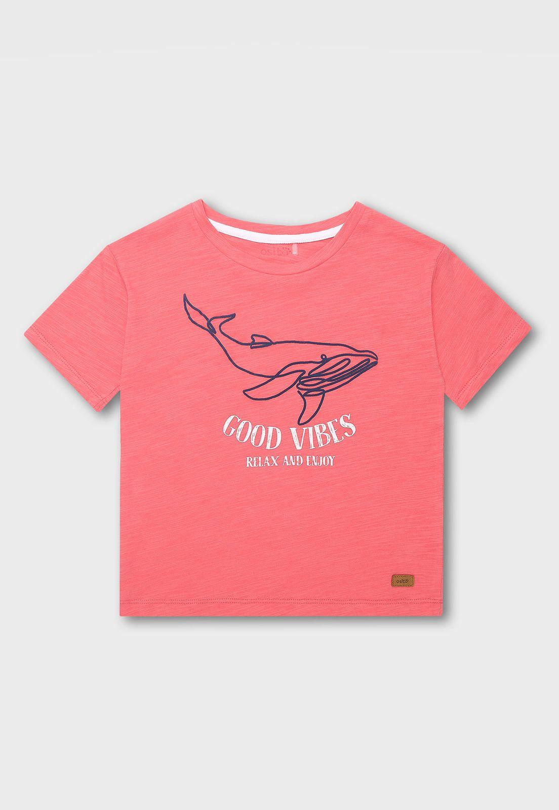 Polera Manga Corta Niño Osito POOV532RO-0