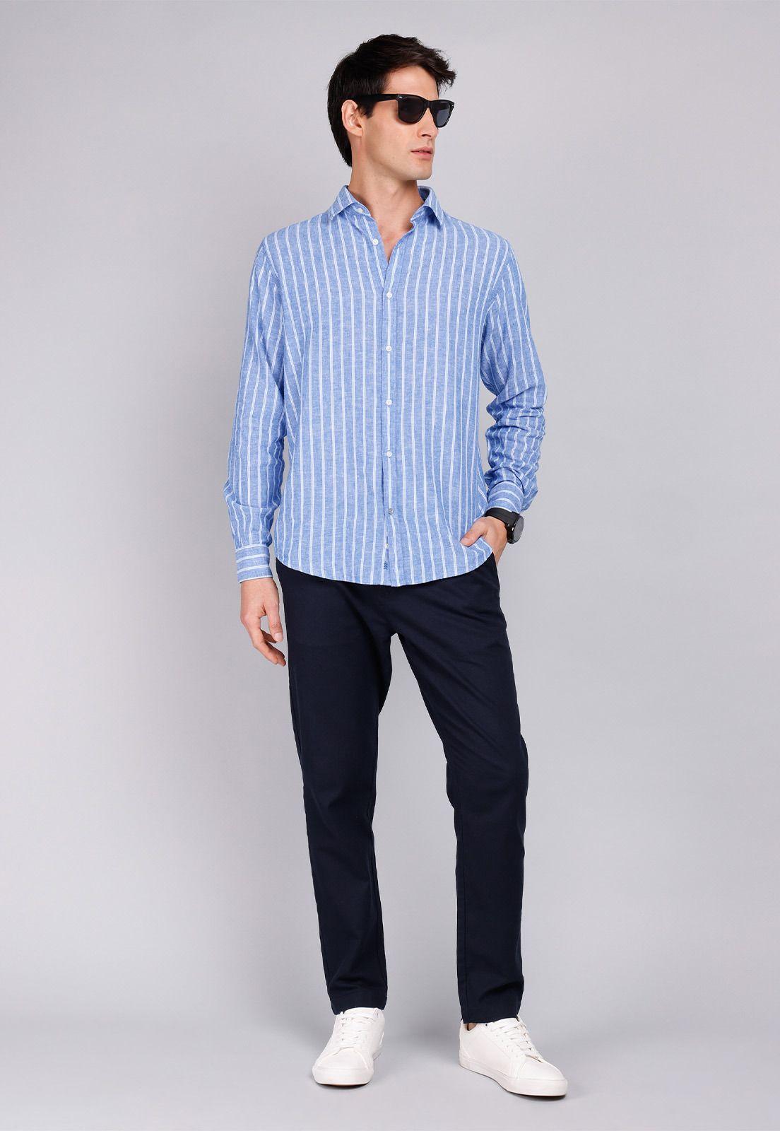 Camisa Casual A Rayas Arrow-3