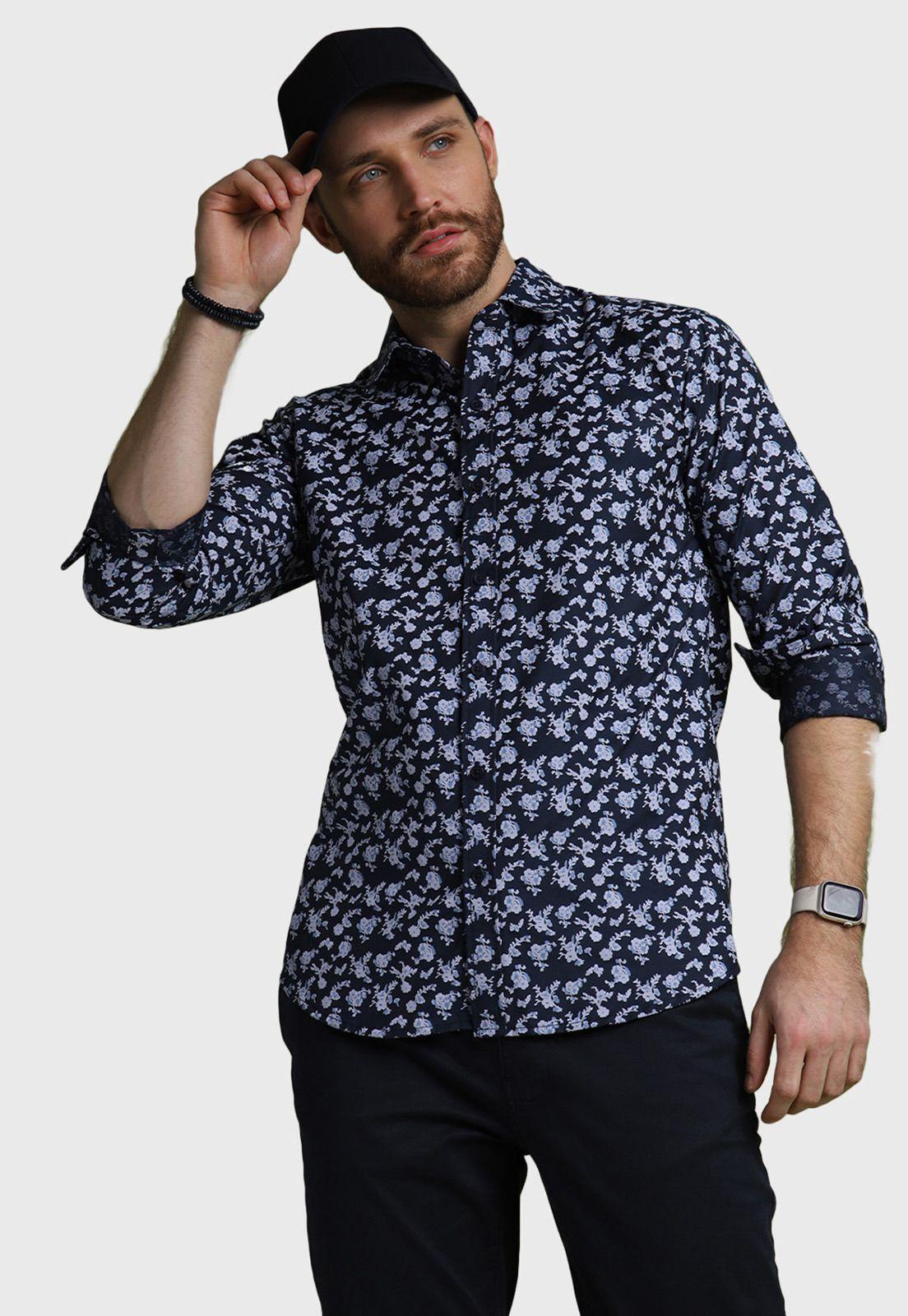 Camisa Print Tailored Arrow-0