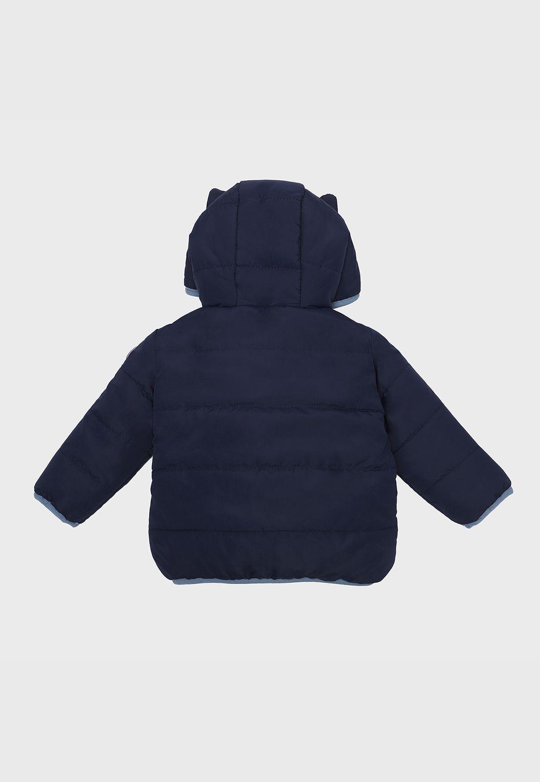 Parka Con Capucha Niño Osito-4