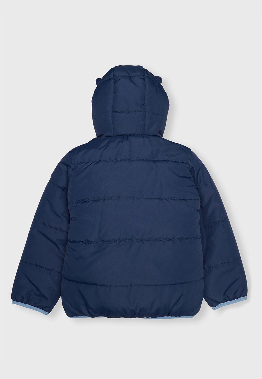 Parka Con Capucha Niño Osito-1