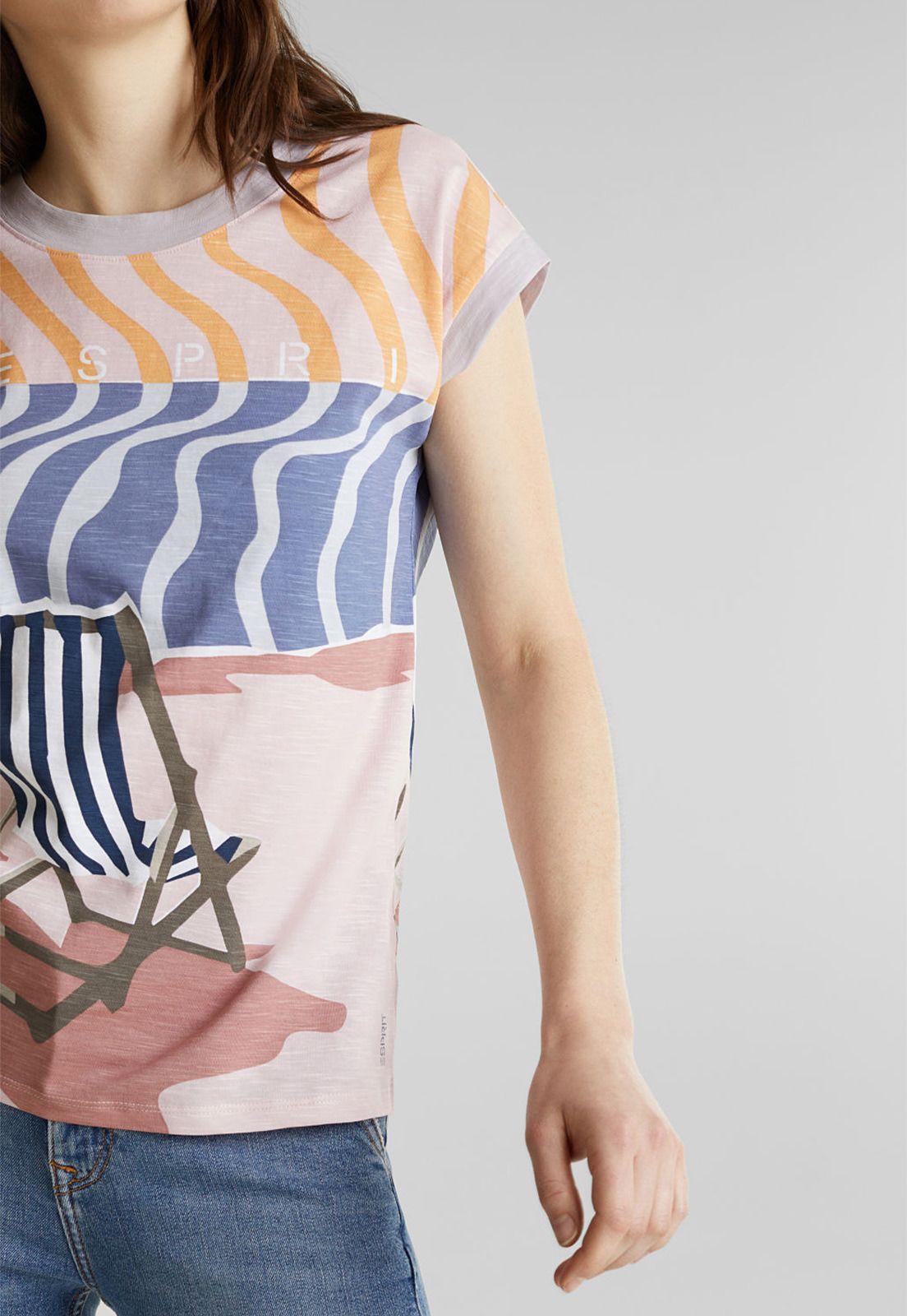 Polera con estampado, 100% algodón ecológico-2