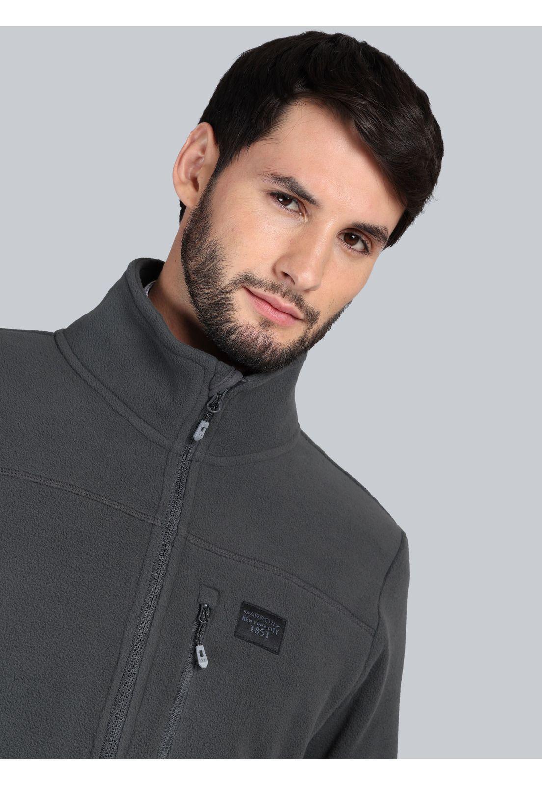 Polerón Polar Regular Fit Gris Arrow PL33065GR-2