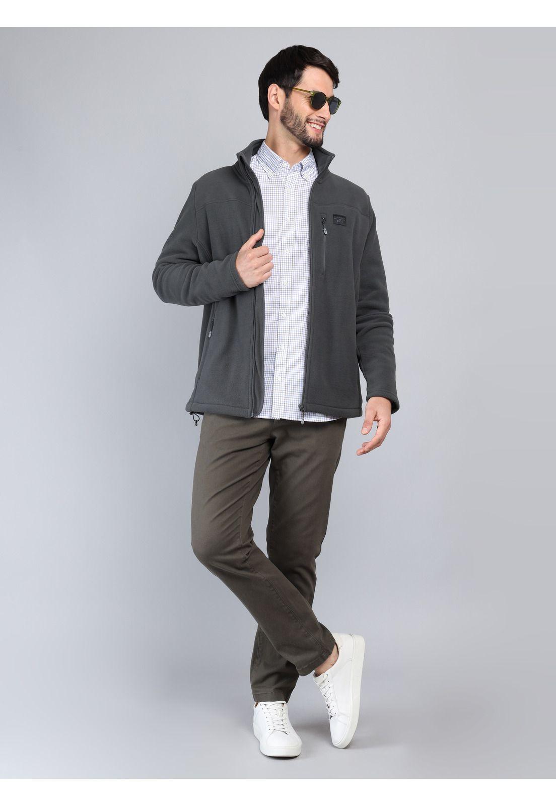 Polerón Polar Regular Fit Gris Arrow PL33065GR-3