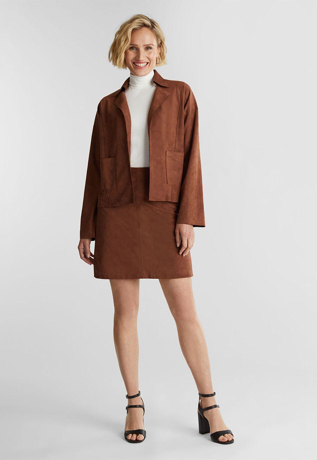 Chaqueta Mujer De Suede Esprit-2