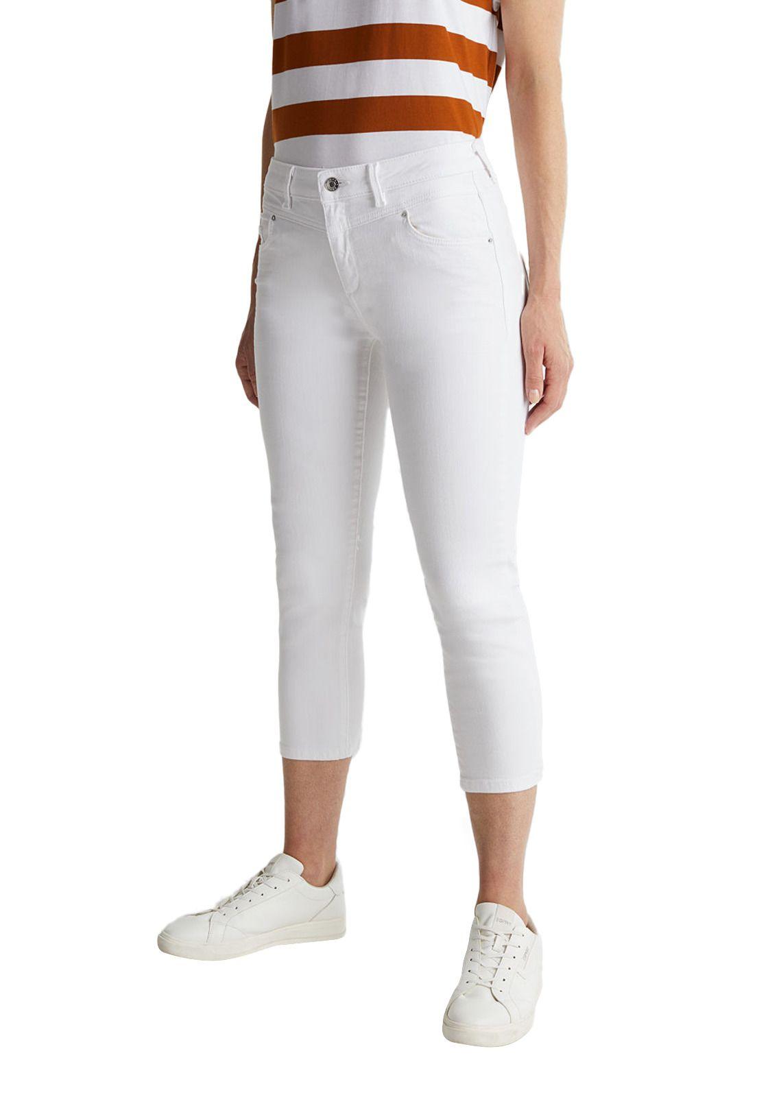 Jeans corto skinny high rise-0