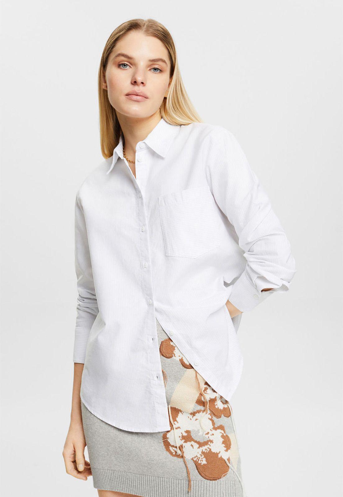 Blusa De Algodón Mujer Esprit-0