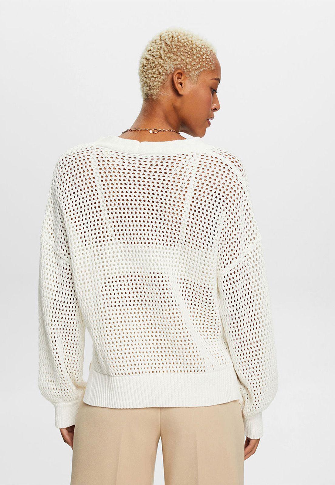 Sweater De Punto Acanalado Mujer Esprit-1