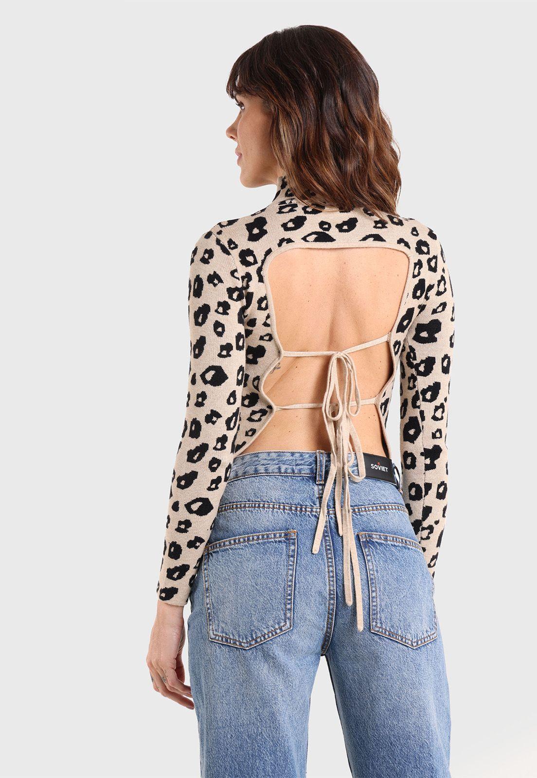 Sweater Cuello Alto Mujer Soviet-1