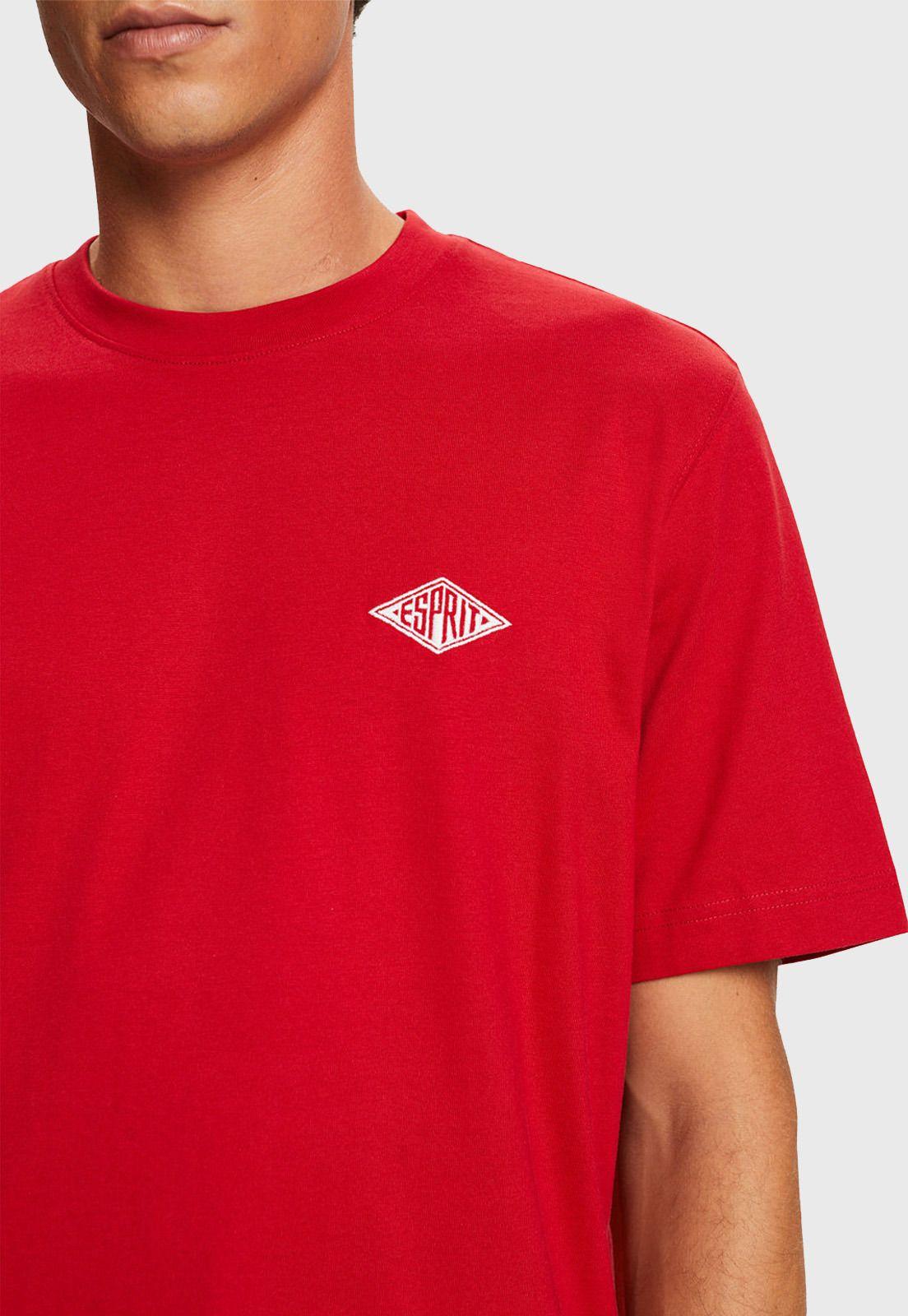Polera De Manga Corta Con Logo Hombre Esprit-2