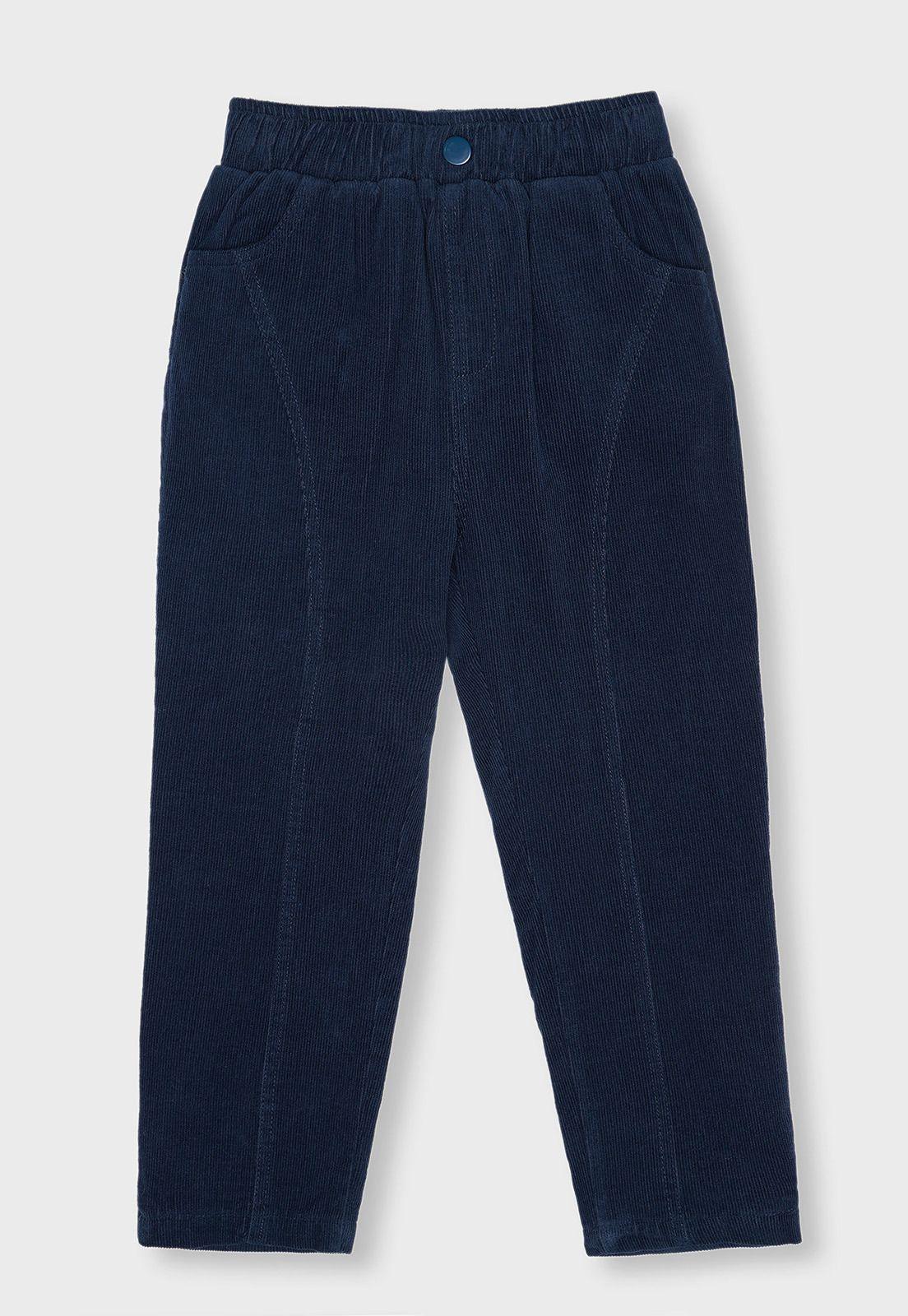 Pantalón Cotelé Forrado Niño Osito-0