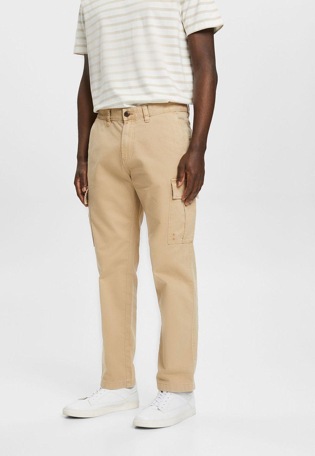 Pantalon Cargo Recto Hombre Esprit -0