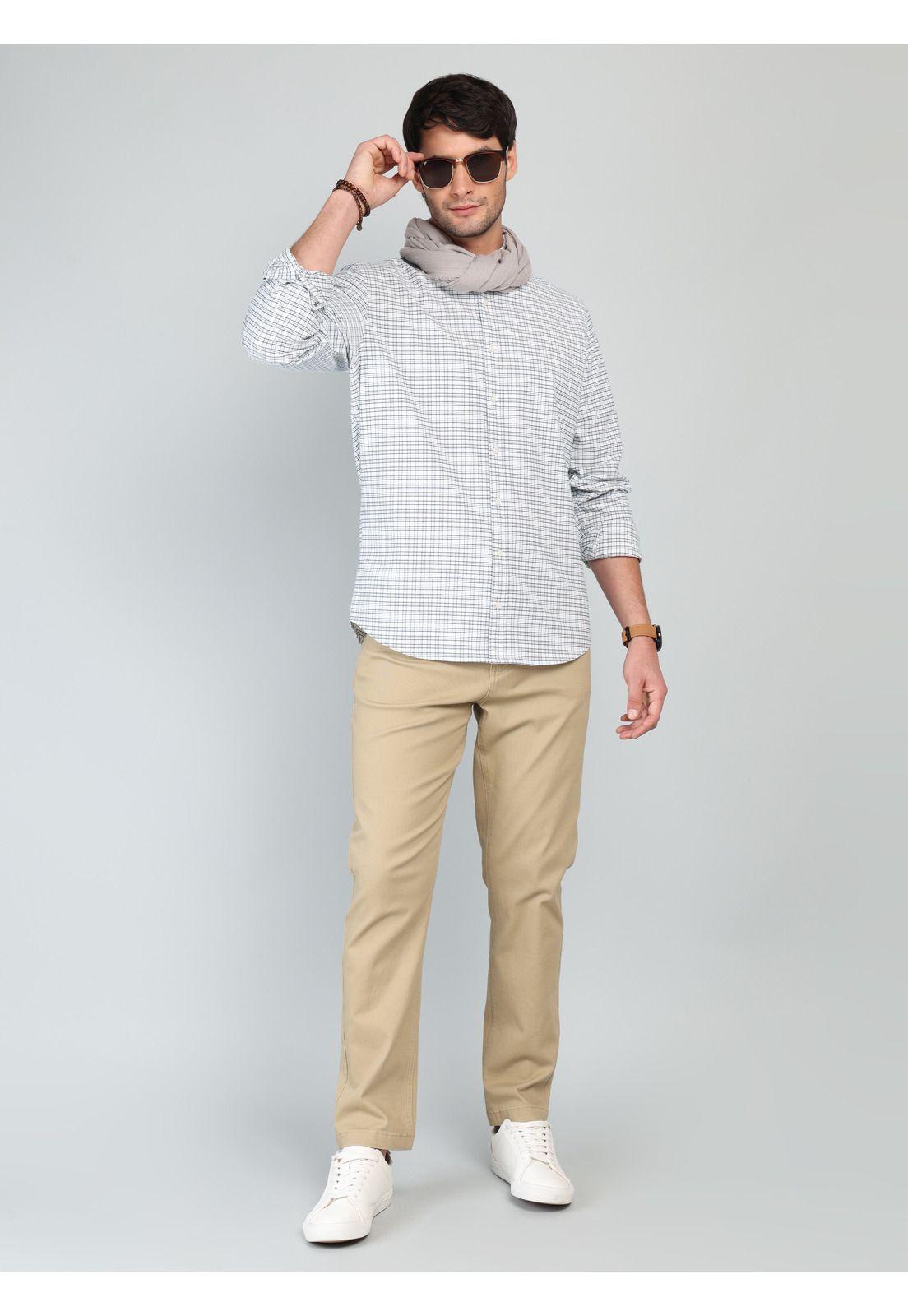 Camisa Oxford Spandex Regular Fit Crudo Arrow CM33020EC-3