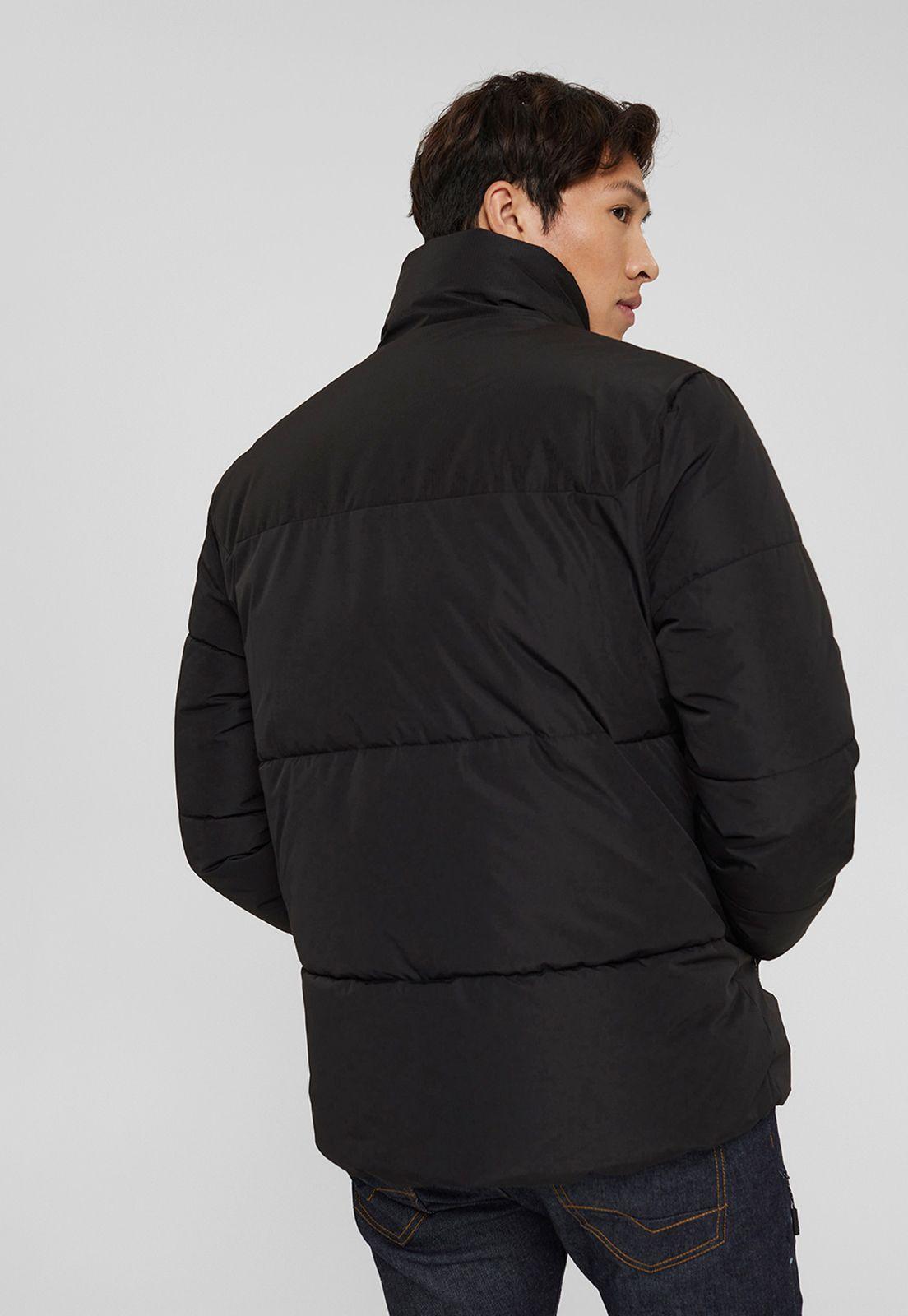 Chaqueta Acolchada Con Textura Esprit-1