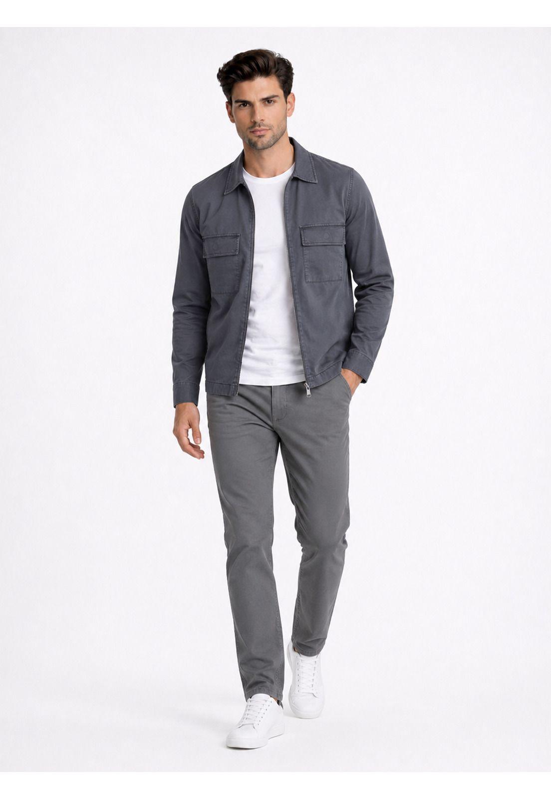 Chaqueta Stone Wash Regular Fit Azul Marino Piero Butti PBDVG30NB-3